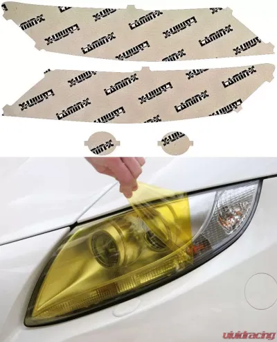 Lamin-X Honda Crosstour 2013-2015 Yellow Headlight Covers - H054Y