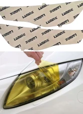 Lamin-X Audi A6 2016-2021 Yellow Headlight Covers                                     - A041Y - Image 5