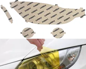 Lamin-X BMW 3-Series Sedan 2016-2018-2019 Yellow Headlight Covers