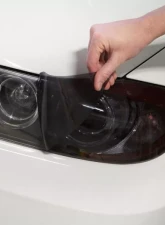 Lamin-X Lincoln MKZ 2017-2019 Gunsmoke Headlight Covers                                     - LN017G - Image 3