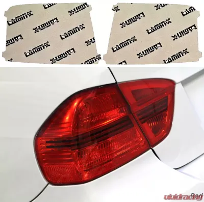 Lamin-X Audi A6 Wagon 2001-2004 Red Tail Light Covers - A216R