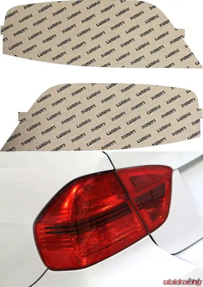 Lamin-X Acura TL Sedan 2002-2003 Red Tail Light Covers - AC205R