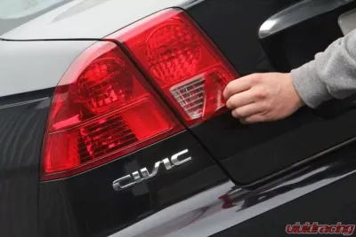 Lamin-X Acura TL 2004-2008 Red Tail Light & Side Marker Covers - AC406R