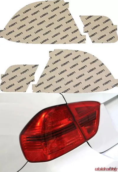 Lamin-X BMW 3-Series Coupe 2000-2005 Red Tail Light Covers - B210R