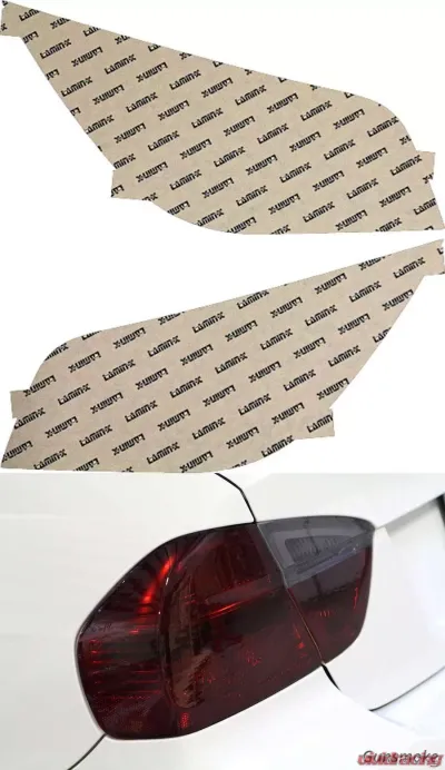 Lamin-X BMW 5-Series E60 Sedan 2004-2010 Gunsmoke Tail Light Covers - B217G