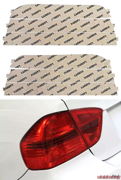 Lamin-X BMW M3 Coupe 1995-1999 Red Tail Light Covers - B301-1R