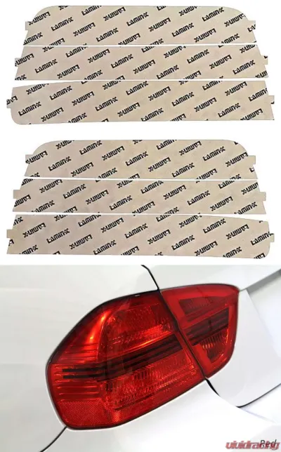 Lamin-X BMW 3-Series Sedan 1992-1999 Red Tail Light Covers - B401-3R