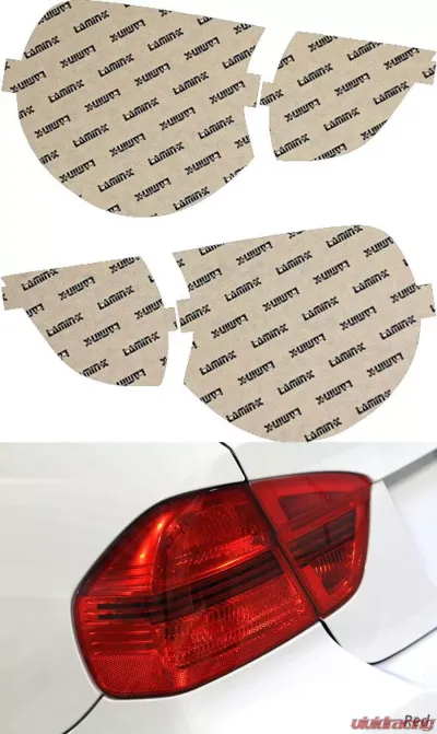 Lamin-X BMW Z4 2003-2005 Red Tail Light Covers - B609R