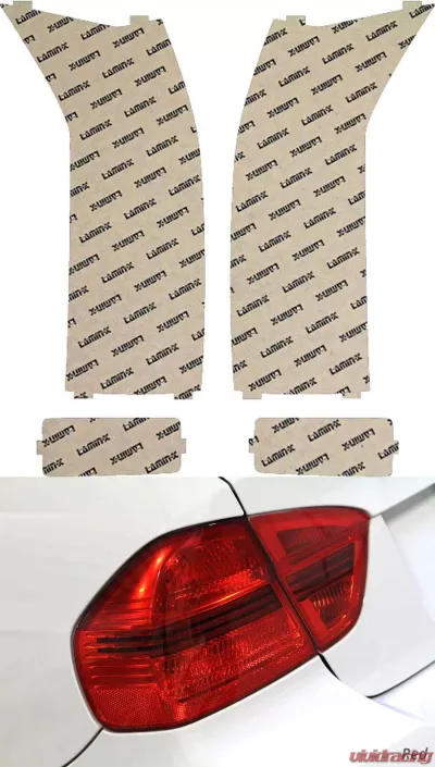 Lamin-X Cadillac SRX 2003-2009 Red Tail Light Covers - CD206R