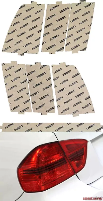 Lamin-X Ford Mustang 1999-2004 Red Tail Light Covers - F209R