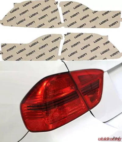Lamin-X Honda Accord Sedan 1998-2002 Red Tail Light Covers - H204R