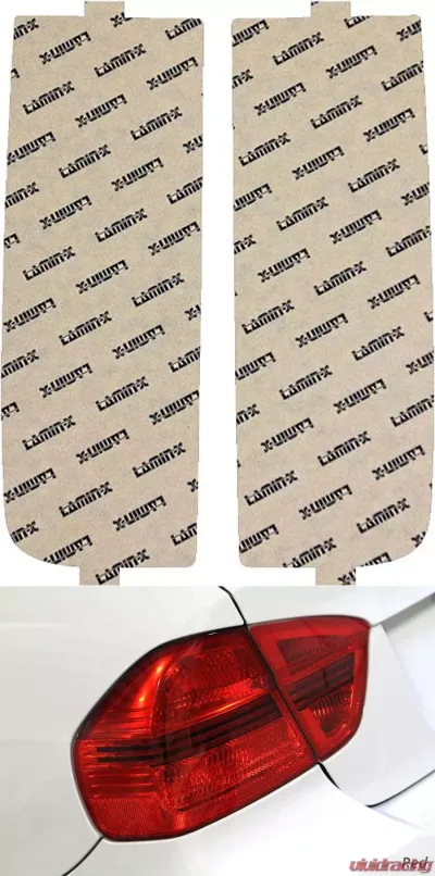 Lamin-X Hummer H2 2003-2009 Red Tail Light Covers - HU201R