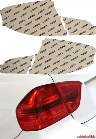 Lamin-X Infiniti G35 Sedan 2003-2006 Red Tail Light Covers - I202R