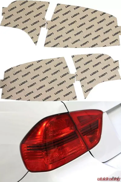 Lamin-X Audi A4 & S4 Sedan 2006-2008 Red Tail Light Covers - A208R