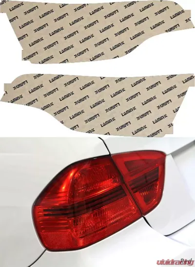 Lamin-X Audi Q7 2006-2008 Red Tail Light Covers - A210R