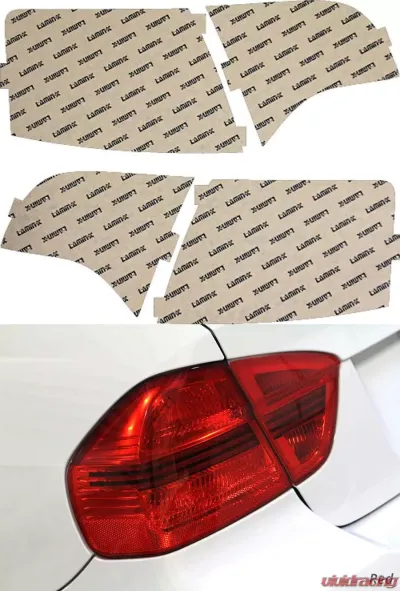 Lamin-X Audi A4 & S4 Avant 2006-2008 Red Tail Light Covers - A308R