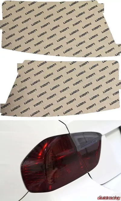 Lamin-X Audi A4 & S4 Cabrio 2006-2008 Gunsmoke Tail Light Covers - A408G