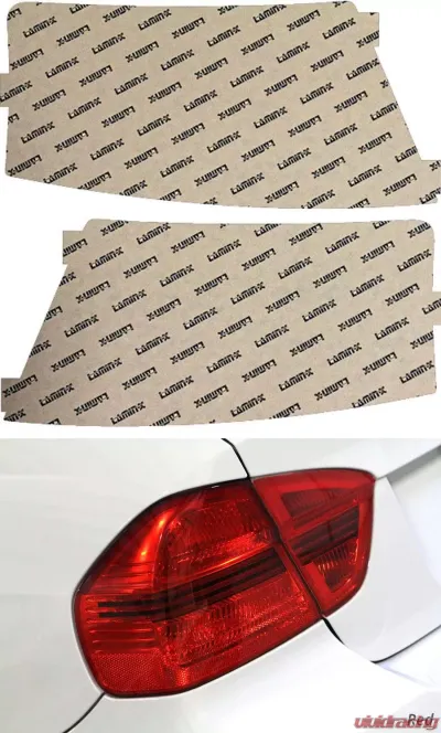 Lamin-X Audi A4 & S4 Cabrio 2006-2008 Red Tail Light Covers - A408R