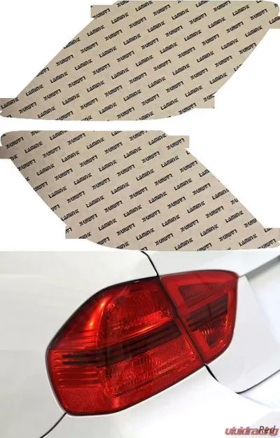 Lamin-X Acura RL 2005-2008 Red Tail Light Covers - AC211R