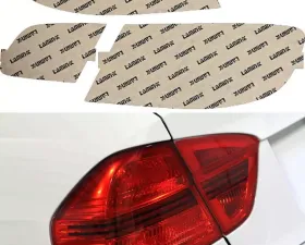 Lamin-X BMW 3-Series Coupe 2007-2010 Red Tail Light Covers