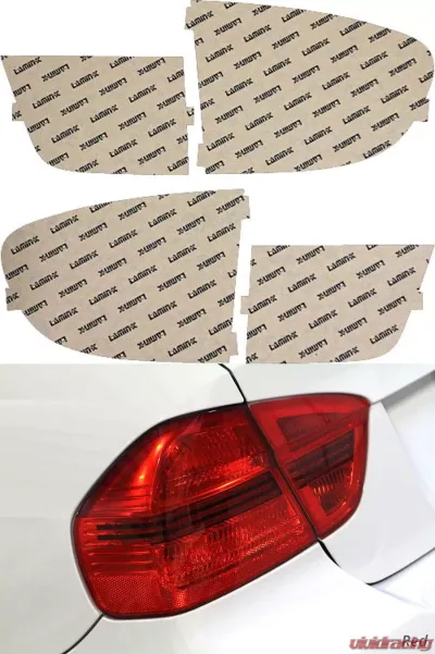 Lamin-X BMW X5 2007-2010 Red Tail Light Covers - B222R