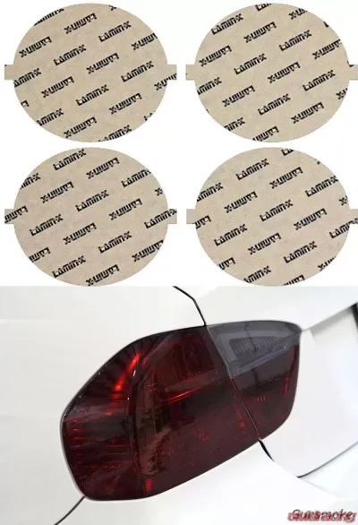 Lamin-X Chevrolet Corvette C6 2005-2013 Gunsmoke Tail Light Covers - CH215G