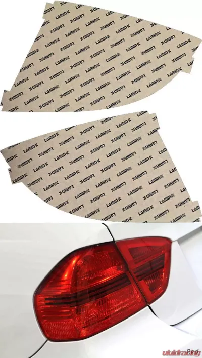 Lamin-X Chevrolet Cobalt Sedan 2005-2010 Red Tail Light Covers - CH316R