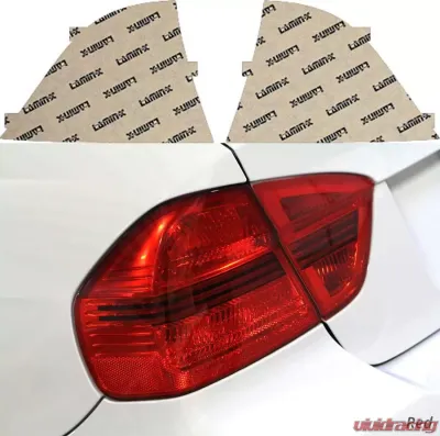 Lamin-X Ford Focus Sedan 2005-2007 Red Tail Light Covers - F214R