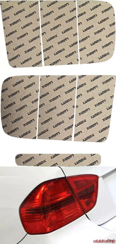 Lamin-X Ford Mustang 2005-2009 Red Tail Light Covers - F215R