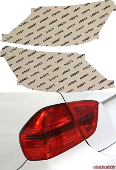 Lamin-X Honda Civic Coupe 2006-2011 Red Tail Light Covers - H216R