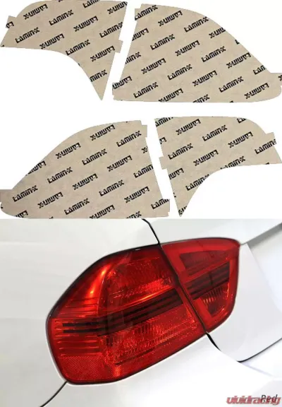 Lamin-X Honda Civic Sedan 2006-2011 Red Tail Light Covers - H217R