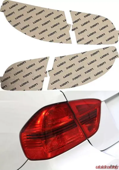 Lamin-X Hyundai Santa Fe 2007-2009 Red Tail Light Covers - HY207R