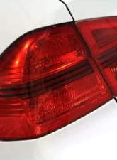 Lamin-X Hyundai Elantra Sedan 2007-2008 Red Tail Light Covers                                     - HY208R - Image 2