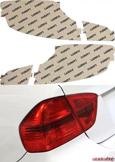 Lamin-X Infiniti G35 Sedan 2007-2008 Red Tail Light Covers - I210R