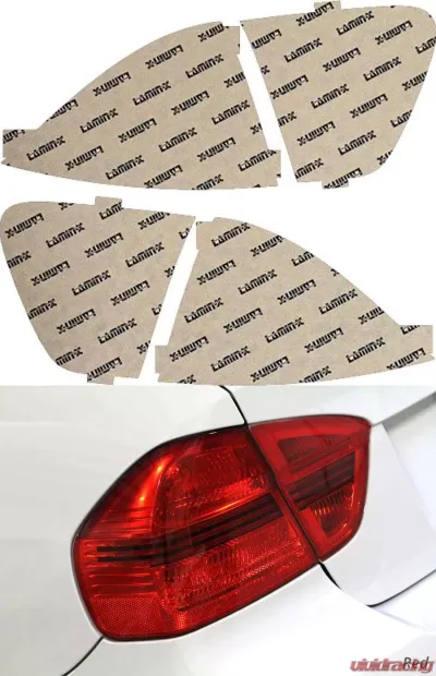 Lamin-X Mercury Milan 2007-2009 Red Tail Light Covers - MC201R