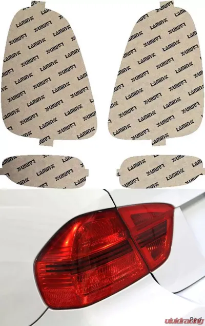 Lamin-X Mini Cooper 2007-2010 Red Tail Light Covers - MN207R