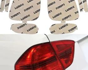 Lamin-X Mini Cooper S 2007-2010 Red Rear & Side Light Covers