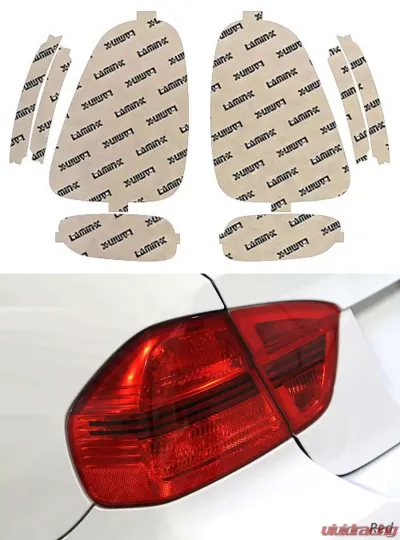 Lamin-X Mini Cooper 2007-2010 Red Tail Light Covers - MN307R