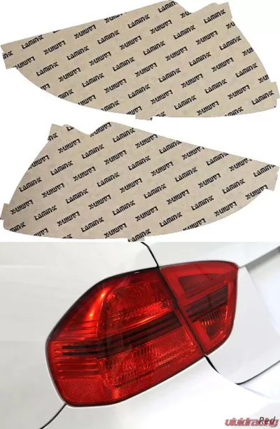 Lamin-X Mitsubishi Eclipse 2006-2012 Red Tail Light Covers - MT203R