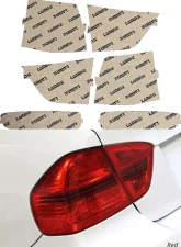 Lamin-X Mitsubishi Outlander 2007-2009 Red Tail Light Covers                                     - MT209R - Image 5
