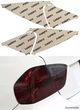 Lamin-X Nissan Versa Hatchback 2007-2011 Gunsmoke Tail Light Covers                                     - N321G - Image 5
