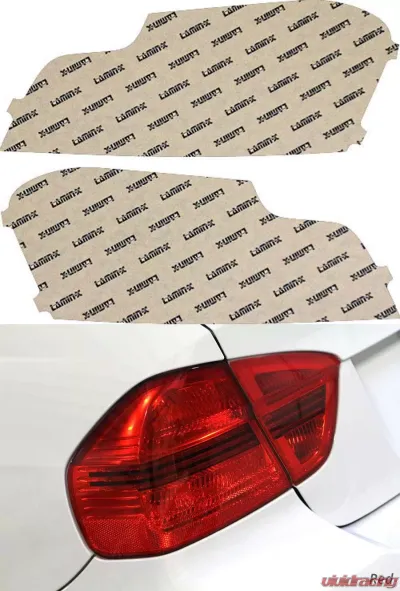 Lamin-X BMW 1-Series 2008-2014 Red Tail Light Covers - B223R