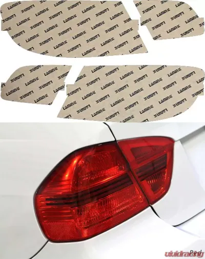Lamin-X BMW M3 Coupe 2008-2013 Red Tail Light Covers - B224R