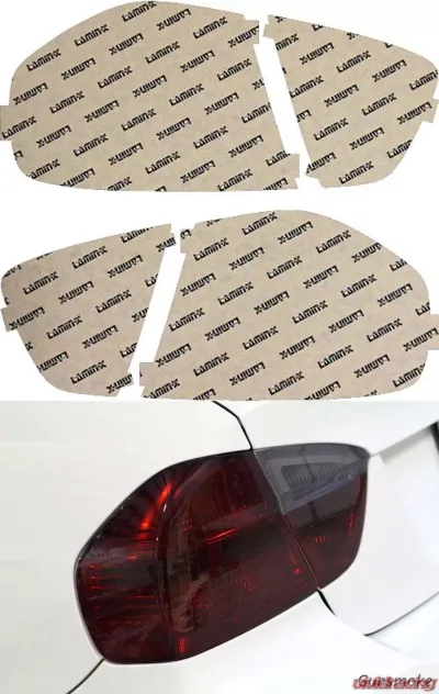 Lamin-X BMW M3 Sedan 2008 Gunsmoke Tail Light Covers - B225G