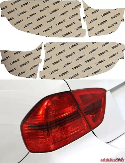 Lamin-X BMW X6 2008-2014 Red Tail Light Covers - B226R