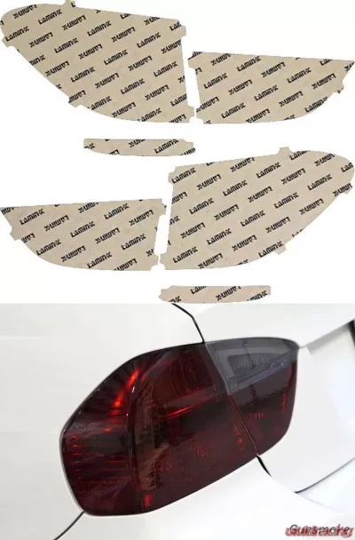 Lamin-X BMW 5-Series GT F07 2010-2016 Gunsmoke Tail Light Covers - B239G