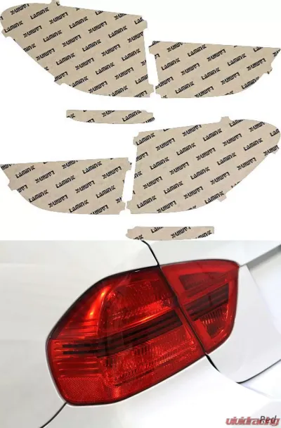 Lamin-X BMW 5-Series GT F07 2010-2016 Red Tail Light Covers - B239R