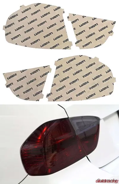 Lamin-X BMW M3 Sedan 2009-2011 Gunsmoke Tail Light Covers - B625G