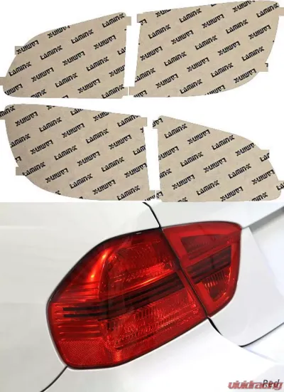 Lamin-X Buick Enclave 2008-2012 Red Tail Light Covers - BU201R