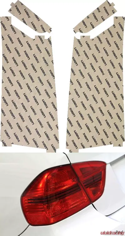 Lamin-X Cadillac CTS Sedan 2008-2013 Red Tail Light Covers - CD211R